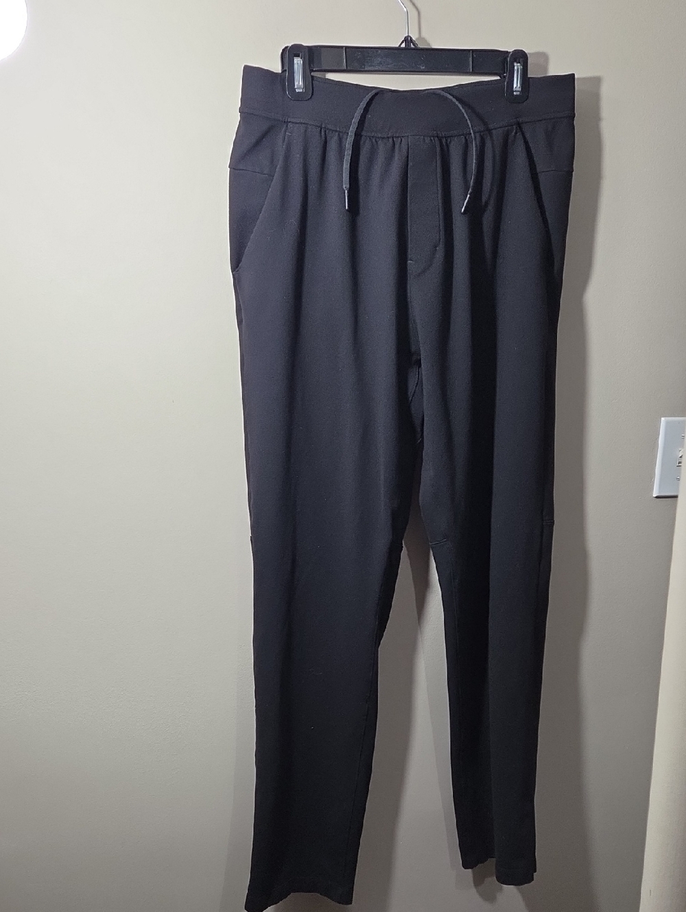 lululemon athletica Black Drawstring Mens Jogger Pants Abc Jogger.